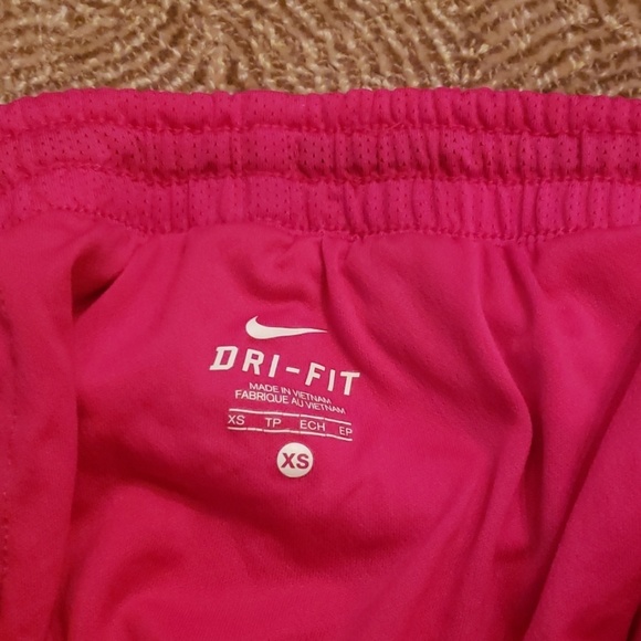 Nike Pink/White Dri-Fit Running Shorts XS - Picture 6 of 8